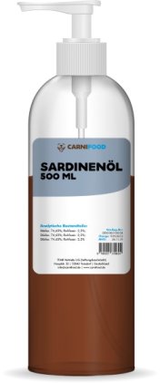 Sardinenöl im Spender | 500ml