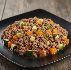 Huhn mit Zucchini & Kürbis | 500g gegart