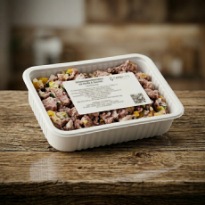 Schweinegulasch mit Zucchini & Kürbis | 500g gegart
